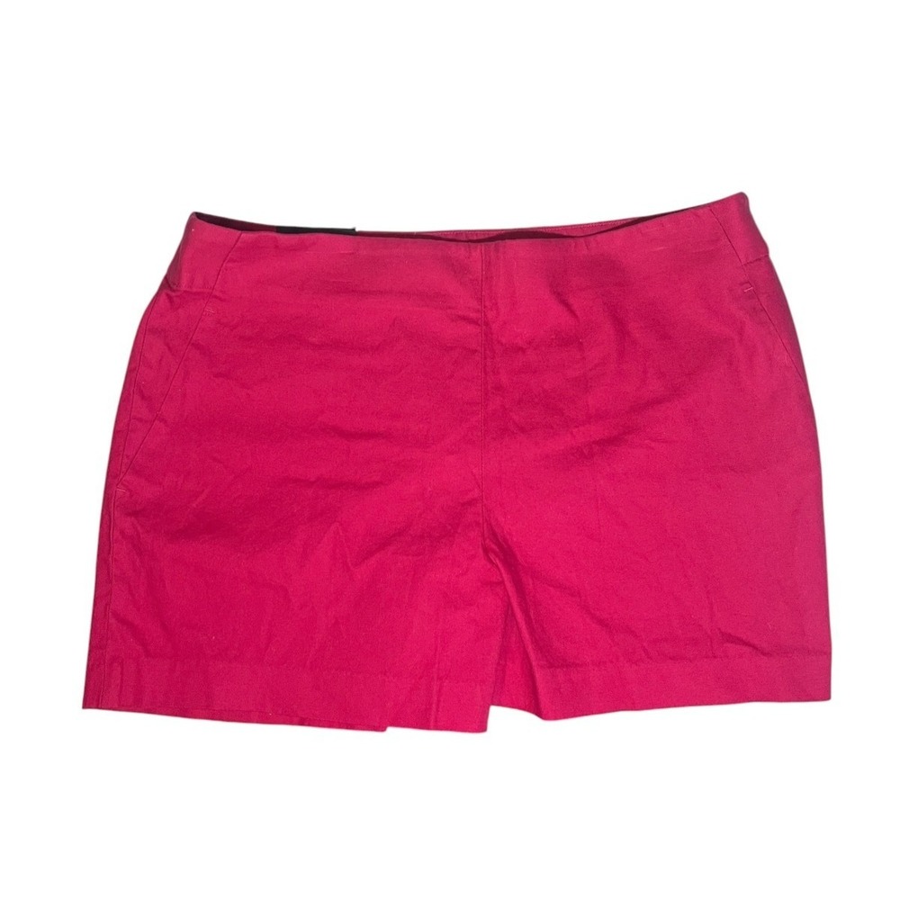 Banana Republic NWT Women's Pink High Waist Shorts 4" Inseam Fuchsia 12 Side Zip